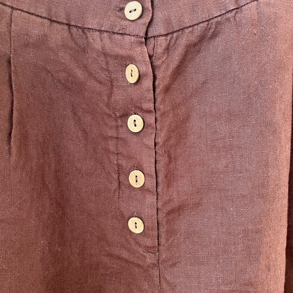 Grae Cove Wide Leg Brown Trousers - Picture 3 of 7